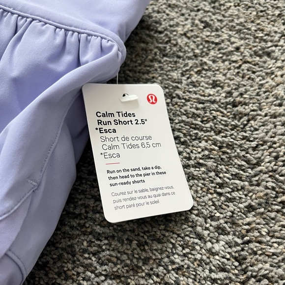 Lululemon Calm Tides Lined Running Short 2.5” - Picture 2 of 2